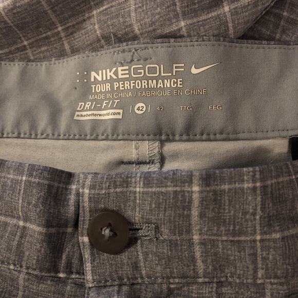 Nike Golf Shorts Men's Size 42 Gray Tour Performance U.S. Open 2015 Tennis - Picture 9 of 9